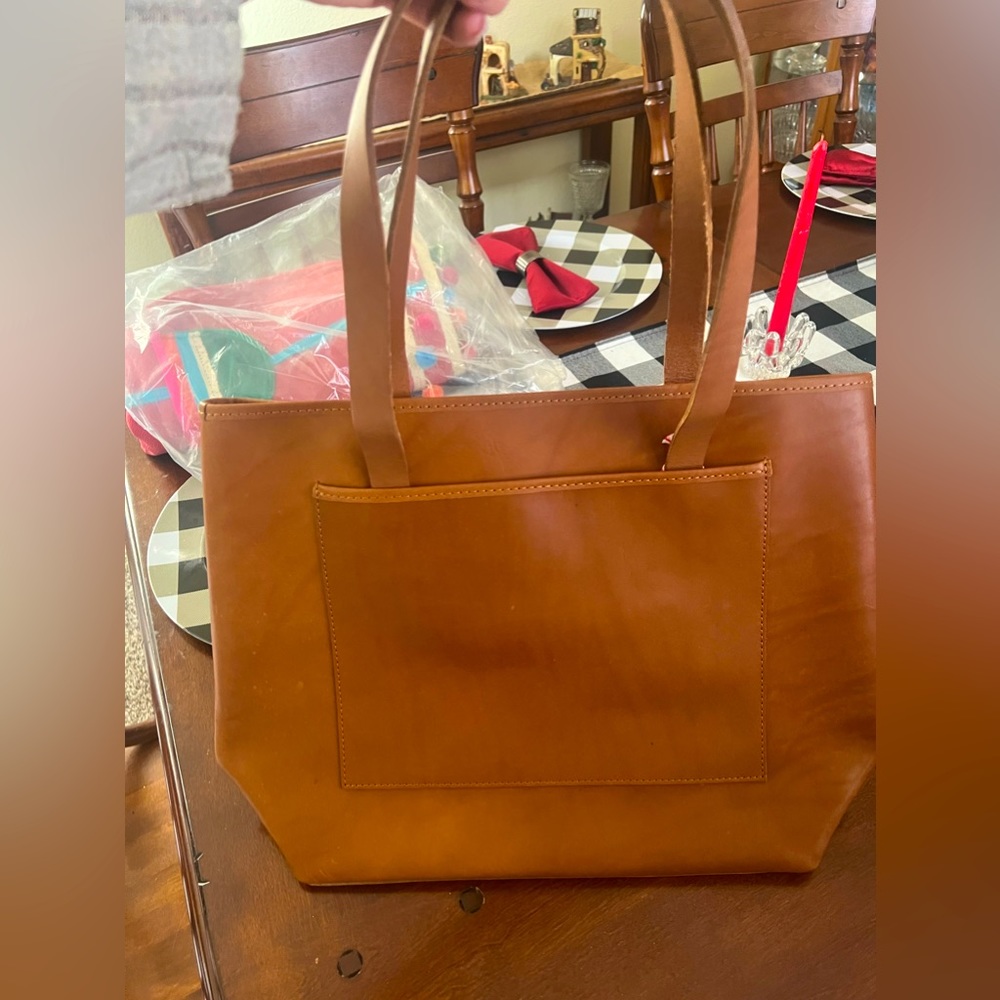 WP Standard full leather tote bag
